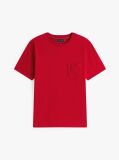 Red Patch Pocket T-Shirt  Men