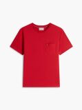 Red Patch Pocket T-Shirt  Men
