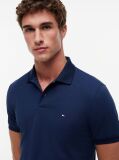Blue Moisture Wicking Pique Regular Polo Shirt  Men