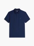Blue Moisture Wicking Pique Regular Polo Shirt  Men
