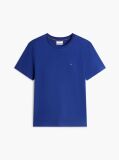Blue Interlock Knit T-Shirt  Men
