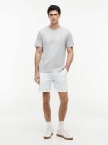 Γκρι Interlock Πλεκτό T-Shirt  Άνδρες