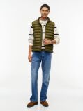 Green Packable Water Repellent Vest  Men