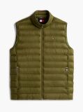 Green Packable Water Repellent Vest  Men