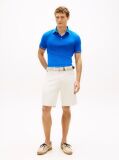 Blue Slim Fit Tipped Pique Polo Shirt  Men
