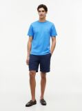 Blue Flag Embroidery T-Shirt  Men