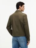 Green Packable Water Repellent Zip-Thru Ivy Jacket  Men