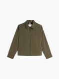 Green Packable Water Repellent Zip-Thru Ivy Jacket  Men