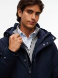 Blue Water Repellent Down Hooded Rockie Parka  Men
