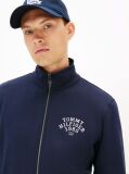 Blue Stand-Up Collar Track Jacket  Men