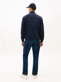Blue Stand-Up Collar Track Jacket  Men