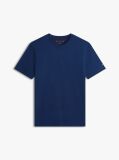 Μπλε Smart Casual T-Shirt Με Κλασική Λαιμόκοψη  Άνδρες