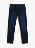 Blue Denton Straight Leg Jeans  Men