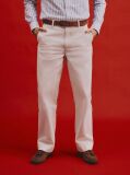Beige Washed Relaxed Twill Chinos  Men