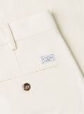 Beige Washed Relaxed Twill Chinos  Men