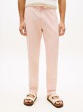 Ροζ Harlem Παντελόνι Chinos Λινό Σε Tapered Γραμμή  Άνδρες