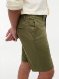 Green Denton Twill Slim 9.5" Inseam Bermuda Shorts  Men