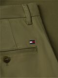 Green Denton Twill Slim 9.5" Inseam Bermuda Shorts  Men