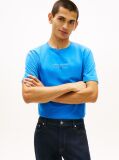 Blue Logo Jersey Crew Neck T-Shirt  Men