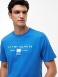 Μπλε T-Shirt Με Λογότυπο  Άνδρες