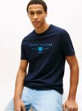 Μπλε T-Shirt Με Λογότυπο  Άνδρες
