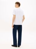 White Logo Appliqué Crew Neck T-Shirt  Men