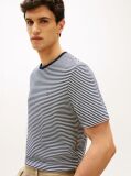 Multi Ριγέ T-Shirt Σε Κανονική Γραμμή Με Κλασική Λαιμόκοψη  Άνδρες