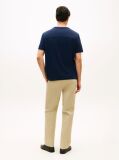 Blue Tonal Logo Interlock Knit T-Shirt  Men