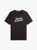 Black Logo Graphic Crew Neck T-Shirt  Men