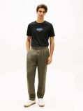 Black Heritage Logo Jersey Crew Neck T-Shirt  Men