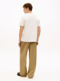Beige Heritage Logo Jersey Crew Neck T-Shirt  Men