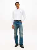 White Heritage Regular Fit Logo Embroidery Oxford Shirt  Men