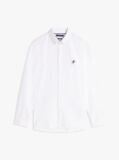 White Heritage Regular Fit Logo Embroidery Oxford Shirt  Men
