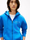 Blue Logo Terry Zip-Thru Hoody  Men