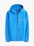 Blue Logo Terry Zip-Thru Hoody  Men