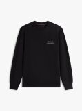 Black Logo Embroidery Terry Sweatshirt  Men