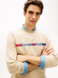 Beige Logo Terry Sweatshirt  Men