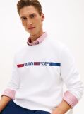 White Logo Terry Sweatshirt  Men