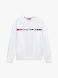 White Logo Terry Sweatshirt  Men