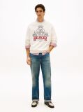 Beige Heritage Crest Embroidery Relaxed Sweatshirt  Men
