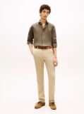 Πράσινο Smart Casual Λινό Πουκάμισο Σε Slim Γραμμή  Άνδρες