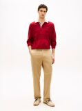 Beige Smart Casual Washed Regular Trousers  Men