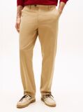 Beige Smart Casual Washed Regular Trousers  Men