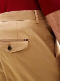 Beige Smart Casual Washed Regular Trousers  Men