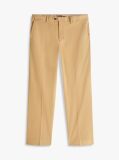 Beige Smart Casual Washed Regular Trousers  Men
