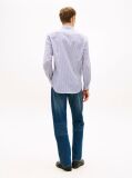 Blue Smart Casual TH Flex Slim Fit Stripe Shirt  Men
