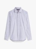 Blue Smart Casual TH Flex Slim Fit Stripe Shirt  Men