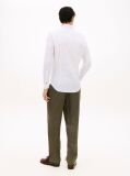White Smart Casual TH Flex Slim Fit Shirt  Men