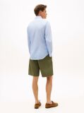 Blue Slim Fit Micro Print Short  Men