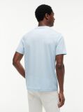 Blue Logo Embroidery Jersey T-Shirt  Men
